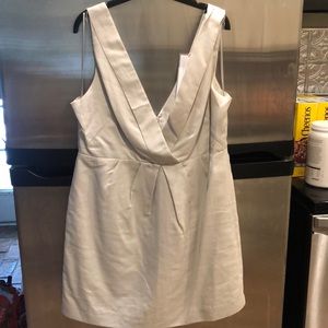 J Crew special occasion dress. Light pewter.